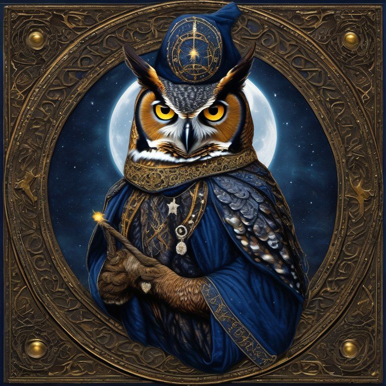 Merlin the wizard owl
